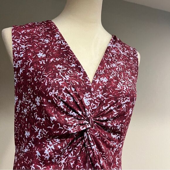 Eddie Bauer Sleeveless floral Print v-neck Athletic Dress, Small - Picture 2 of 11